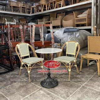 Bàn ghế mây nhựa ngoài trời cao cấp giá xưởng