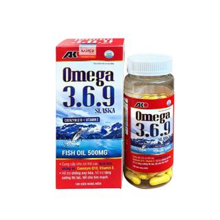 Viên uống Omega 3.6.9 Slaska Fish Oil 500mg giúp tăng cường thị lực, tốt cho tim mạch hộp 100 viên
