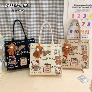 Túi tote túi đeo vai vải canvas loại 1