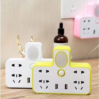 Ổ ĐIỆN CHỮ T 4 Ổ 2 CỔNG USB