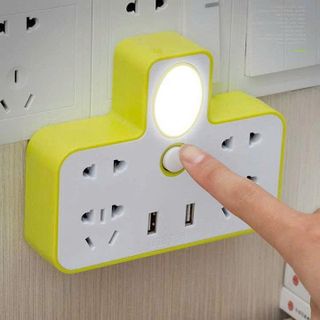 Ổ ĐIỆN CHỮ T 4 Ổ 2 CỔNG USB