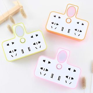 Ổ ĐIỆN CHỮ T 4 Ổ 2 CỔNG USB