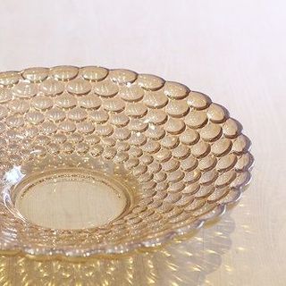 Đĩa Thủy Tinh Bi Vàng 331 Size 37cm (THUNG 6C)