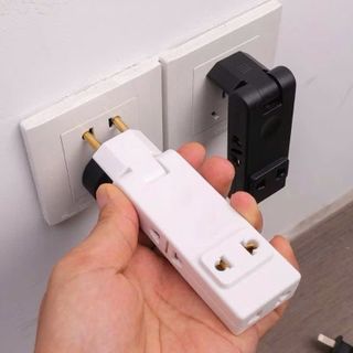 ☘️Ổ cắm điện chia 4 cổng chữ T – cắm trực tiếp tường