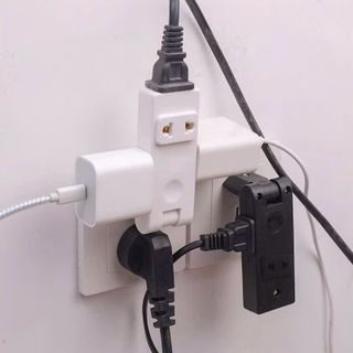 ☘️Ổ cắm điện chia 4 cổng chữ T – cắm trực tiếp tường