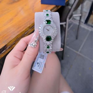 ĐỒNG HỒ NỮ CHÍNH NGẠCH FUNMEI F2177 ĐÍNH ĐÁ CZ FULLBOX HOÁ ĐƠN