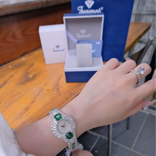 ĐỒNG HỒ NỮ CHÍNH NGẠCH FUNMEI F2177 ĐÍNH ĐÁ CZ FULLBOX HOÁ ĐƠN