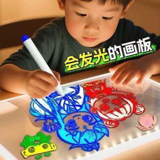 Bảng vẽ dạ Quang kết hợp đèn led cho bé