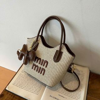 [Tặng móc khóa cún] Túi xách nữ, túi đeo chéo đeo vai dáng làn độc đáo tặng kèm móc treo cún K734