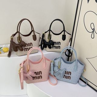 [Tặng móc khóa cún] Túi xách nữ, túi đeo chéo đeo vai dáng làn độc đáo tặng kèm móc treo cún K734