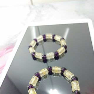 Vòng tay chuỗi phong thủy giá tốt chuỗi mix hạt chữ