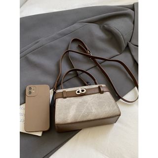 Túi xách nữ, túi đeo chéo da bò loang khóa cài có dây đeo chéo K729