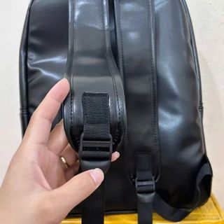 Balo đi học, ba lô đi chơi đựng vừa sách vở a4 da bóng họa tiết tia sét, quai đeo bản to K634