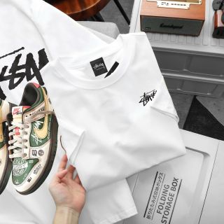Áo Stussy nam.  Chất vải cotton 4 chiều xịn mịn.