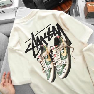 Áo Stussy nam.  Chất vải cotton 4 chiều xịn mịn.