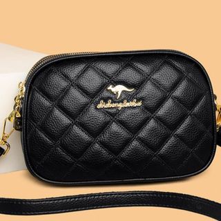 Túi xách nữ, túi đeo chéo dáng bầu chần chỉ mác chuột K632