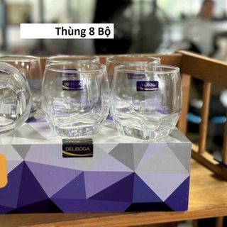 Bộ 6 Cốc Thuỷ Tinh Trứng DSS7051 340ml (THÙNG 8B)