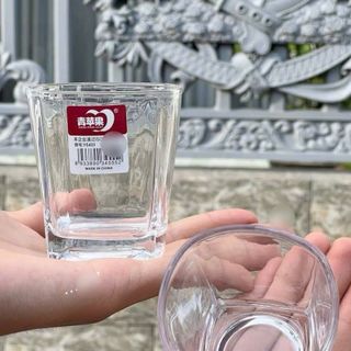 Bộ 6 Cốc Thủy Tinh Vuông 4 Cạnh Y5401 "170ml" (THÙNG 12B)