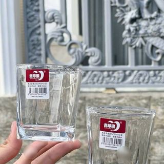 Bộ 6 Cốc Thủy Tinh Vuông 4 Cạnh Y5401 "170ml" (THÙNG 12B)