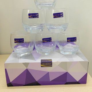 Bộ 6 Cốc Thuỷ Tinh Trứng DSS7051 340ml (THÙNG 8B)