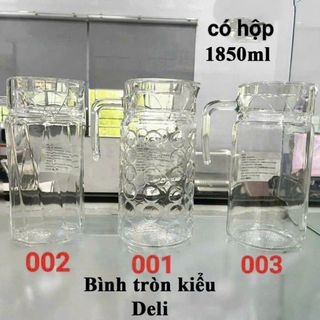 BÌNH THỦY TINH 1850ML DELI E003H CÓ HỘP (T12)