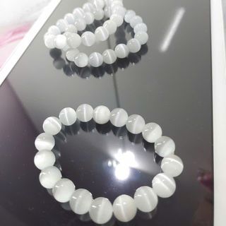 Chuỗi hạt đeo tay đá mắt mèo 10li vòng tay đẹp