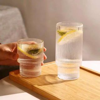 BỘ 6 LY THUỶ TINH 2 TẦNG KẺ SỌC 293ML (T12)