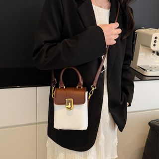 Túi xách nữ, túi đeo chéo đựng điện thoại dáng hộp tặng kèm móc treo thỏ bông K721