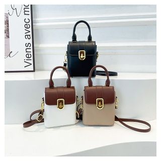 Túi xách nữ, túi đeo chéo đựng điện thoại dáng hộp tặng kèm móc treo thỏ bông K721