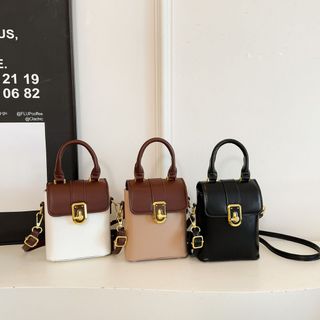 Túi xách nữ, túi đeo chéo đựng điện thoại dáng hộp tặng kèm móc treo thỏ bông K721