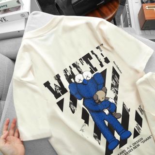 Áo Off nam. Chất vải cotton 4 chiều mịn mượt.