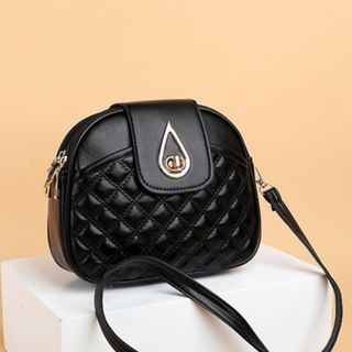 Túi xách nữ, túi đeo chéo chần chỉ khóa giọt nước 3 ngăn K622