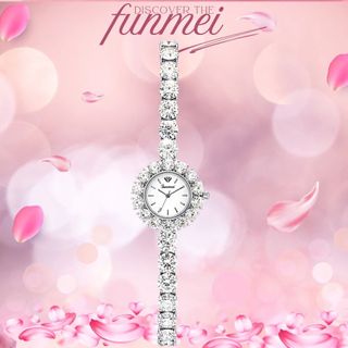 ĐỒNG HỒ NỮ CHÍNH HÃNG FUNMEI F2050 ĐÍNH ĐÁ CZ FULLBOX TEM HÃNG