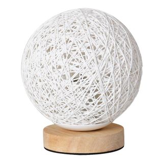 đèn ngủ để bàn hình quả cầu, 7 màu tuỳ chỉnh màu sắc bằng điều khiển từ xa