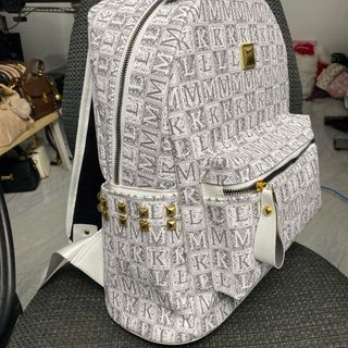 Balo đi học, balo đi chơi họa tiết chữ, dây đeo bản to có đệm mút K675