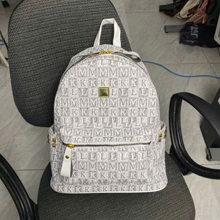 Balo đi học, balo đi chơi họa tiết chữ, dây đeo bản to có đệm mút K675