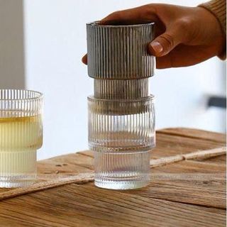 BỘ 6 LY THUỶ TINH 2 TẦNG KẺ SỌC 193ML (T12)