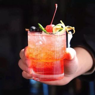 BỘ 6 LY THUỶ TINH 2 TẦNG KẺ SỌC 193ML (T12)