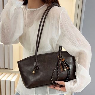 [Tặng móc khóa] Túi xách nữ, túi đeo vai kích cỡ lớn sz 28cm da dày dặn tặng kèm móc khóa vợt K742