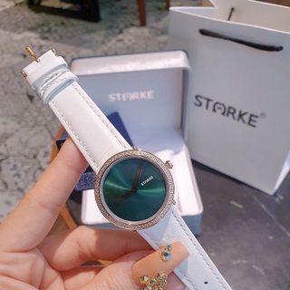 SĂN SALE LỚN ĐỒNG HỒ NỮ CHÍNH HÃNG STARKE DÂY DA NHIỀU MÀU ĐẦY ĐỦ HỘP TÚI