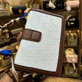 Túi xách nữ, túi công sở xách tay da vân gấu phối màu tặng kèm móc gấu K699