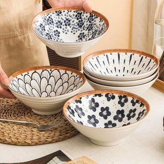 Bát Sứ Nón Thổ Cẩm ( THÙNG 50C)