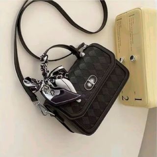 Túi xách nữ, túi công sở xách tay da nhám nổi kèm nơ lụa K698