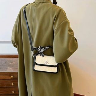 Túi xách nữ, túi công sở xách tay da nhám nổi kèm nơ lụa K698