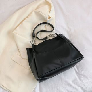 Túi xách nữ, túi đeo chéo công sở đeo vai da bóng kèm 2 ngăn ngoài đựng đồ tiện lợi K651