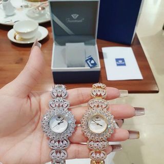 ĐỒNG HỒ NỮ CHÍNH HÃNG FUNMEI F2048 ĐÍNH ĐÁ CZ FULLBOX TEM HÃNG