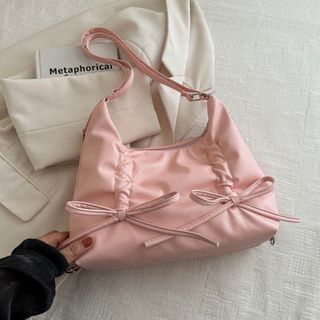 Túi xách nữ, túi đeo chéo tam giác nơ kết hợp đeo làm balo K640