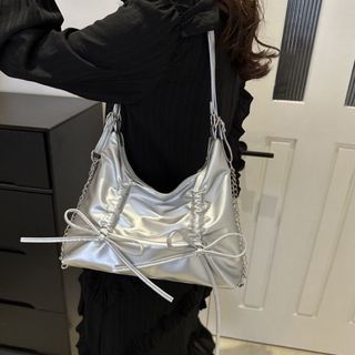 Túi xách nữ, túi đeo chéo tam giác nơ kết hợp đeo làm balo K640