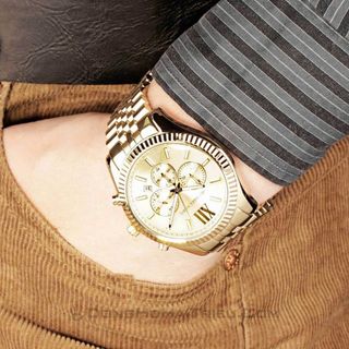 ĐỒNG HỒ NAM CAO CẤP MICHAEL DÂY THÉP NHIỀU MÀU MẶT CHONOGRAP  FULLBOX TAG