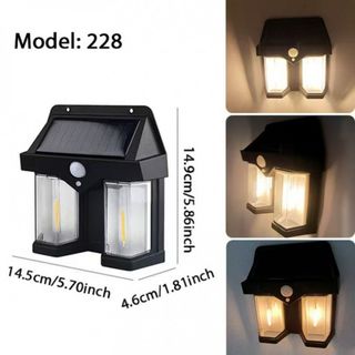 đèn năng lượng mặt trời 2 bóng